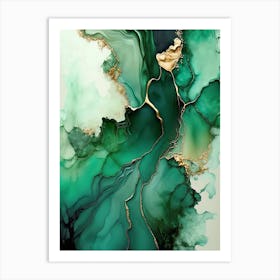 Ink Flow 4 Art Print