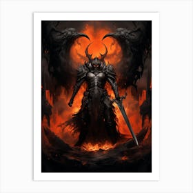 Demon Lord Art Print