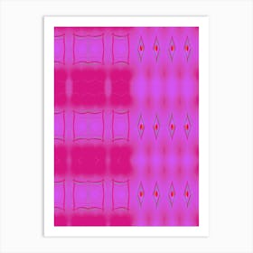 Pink Abstract Art Print