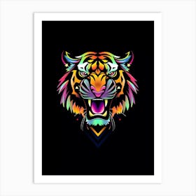 Tiger Head 4 Art Print