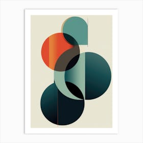 Abstract Circles Art Print