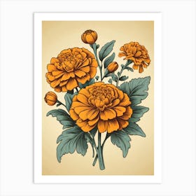 Carnations 4 Art Print