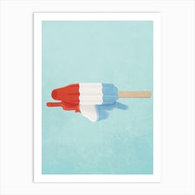 Summer Melted Popsicle Art Print