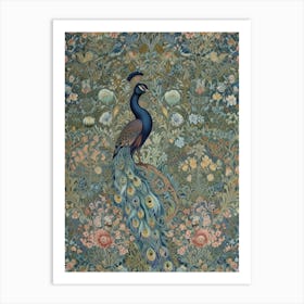 William Morris  Peacock 2 Art Print