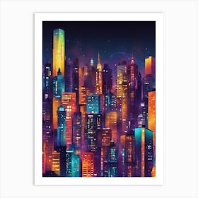 Night Sky Art Print