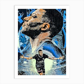 Mbappe Art Print