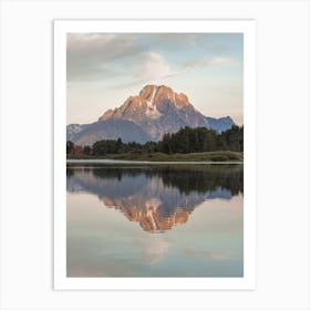 Mountain Lake Reflection Art Print