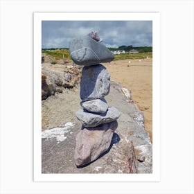 Balancing Stones Art Print