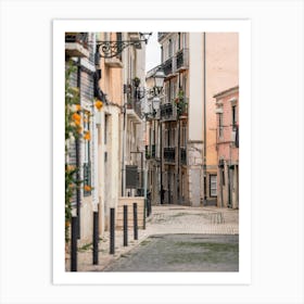 Alfama S Enchanting Narrow Alley Art Print