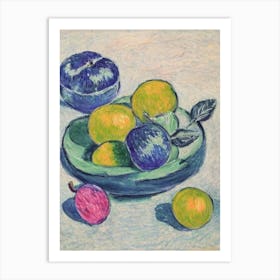 Ugli Fruit 1 Vintage Sketch Fruit Art Print