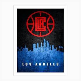 La Clippers Art Print