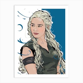 Daenerys Game Of Thrones Art Print