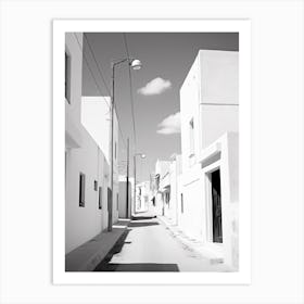 Sousse, Tunisia, Black And White Photography 3 Art Print