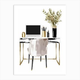 Home Office 1 Art Print