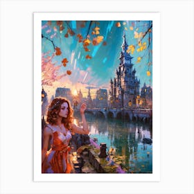 Fairytale view Art Print