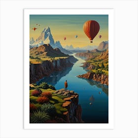 Hot Air Balloons Art Print