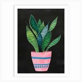 Snake Plant 1 Art Print