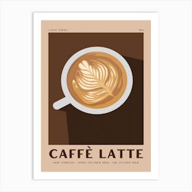 Caffè Latte Art Print
