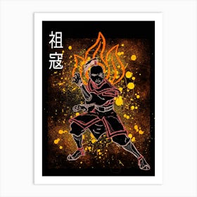 Zuko Avatar The Last Airbender Art Print