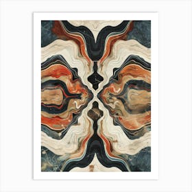 Abstract Marble Wall Art Art Print