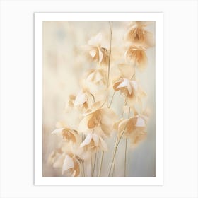 Boho Dried Flowers Orchid 2 Art Print