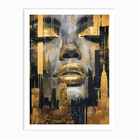 Gold City Art Print