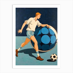 Soccer Ball 3 Art Print