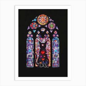 Stained Glass Window 1 Art Print