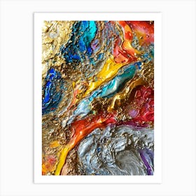 Abstract Abstract Abstract Painting Art Print