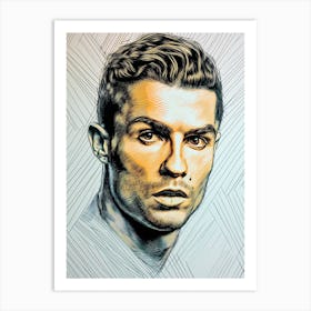 Cristiano Ronaldo 1 Art Print