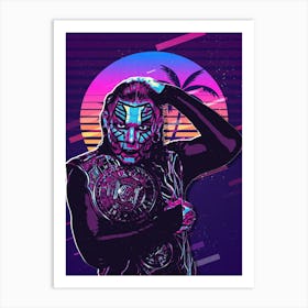 Jeff Hardy 80s Retro Art Print