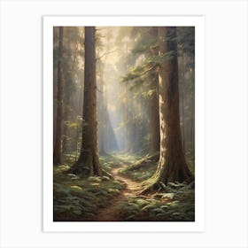 Path In The Woods 3 Art Print