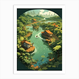 Asian Art Art Print