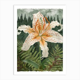 Lily Of The Forest 2 Art Print