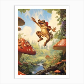 Leap Of Faith Storybook Frog 1 Art Print