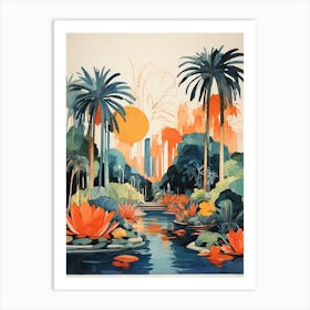 Lily Pond art print Art Print