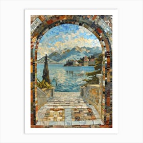 Archway To Lake Como Art Print