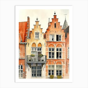 Bruges Europe Travel Architecture 2 Art Print