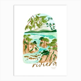 Riviera by Sabina Fenn Art Print