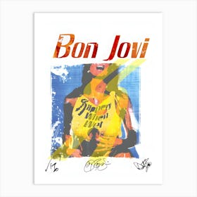 Bon Jovi - Slippery when wet Poster