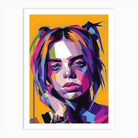 Billie Eillish Art Print