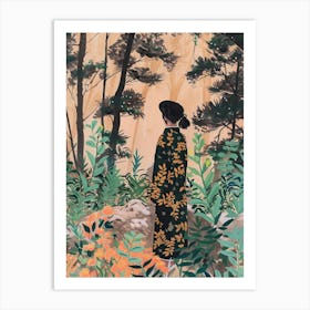 In The Garden Nara Park Japan 1 Art Print