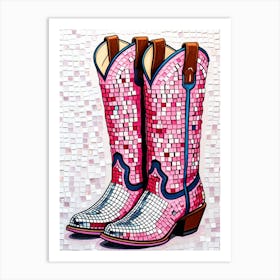 Cowgirl Boots Art Print