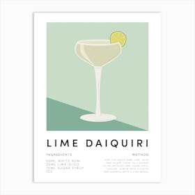 Lime Daiquiri No.1 Art Print
