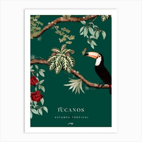 Verde Tucanos 2 Art Print