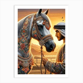 Creative Horse Beauty Illustration Nr 58 Art Print