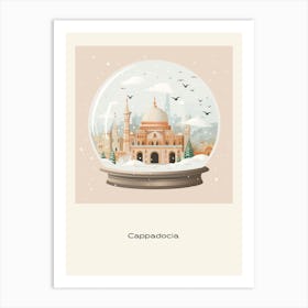 Cappadocia Turkey Snowglobe Poster Art Print