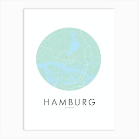 Hamburg by emerybloom Art Print