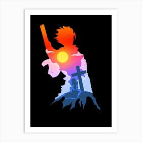 Trigun X Wood Art Print