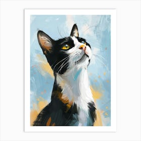 Cat Painting 6 Art Print